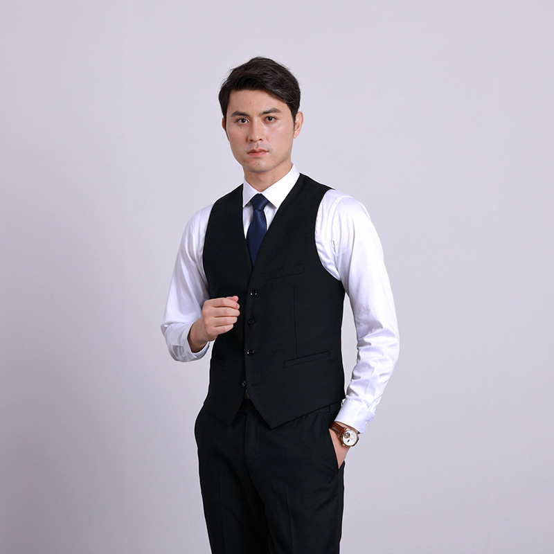 Profesional traje chaleco traje KTV camarero Hotel hombres y mujeres misma ropa de trabajo Banco chaleco ropa de trabajo uniforme