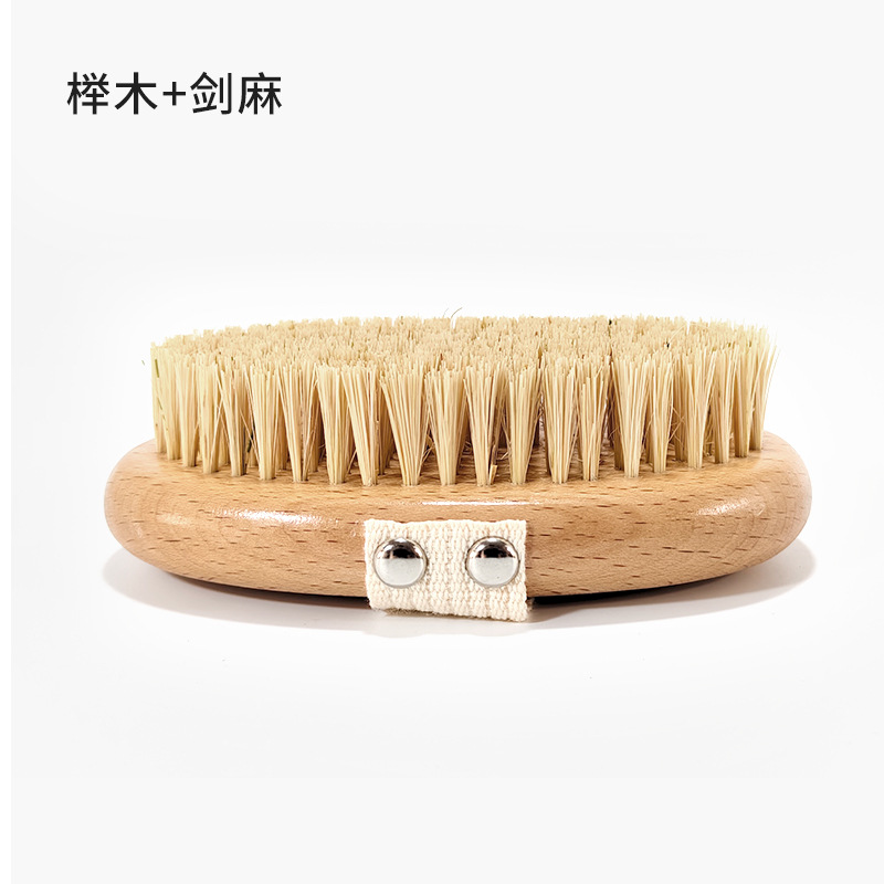 Cepillo de baño de madera maciza explosivo transfronterizo personalizado, cepillo de masaje, cepillo de espalda suave, cepillo de baño, artefacto de baño, cepillo de baño