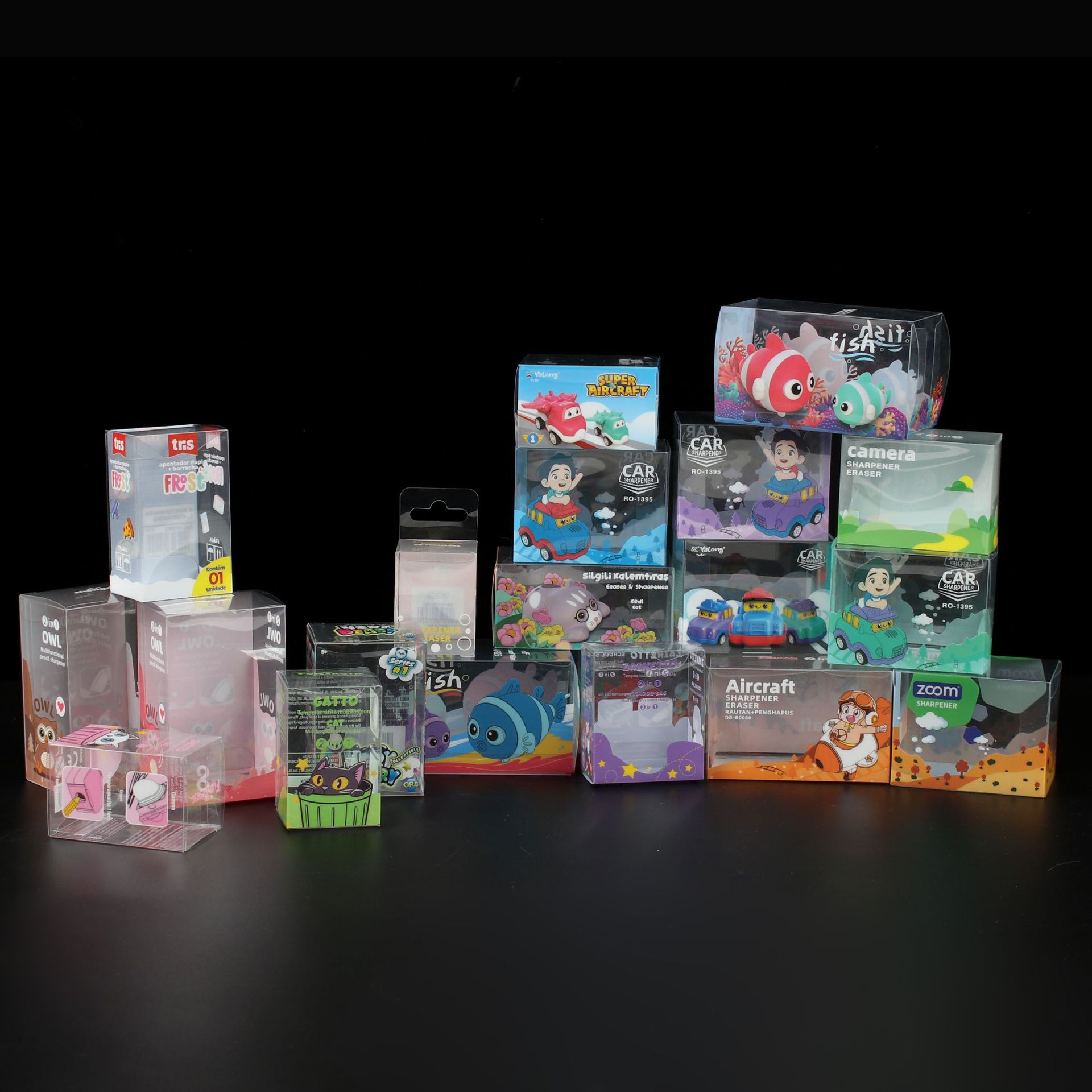 PVC包装盒pet透明盒手工皂盒日用品塑料盒彩色印刷logo定 制