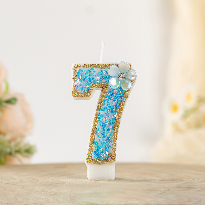 クロスボーダー誕生日デジタルキャンドル 0-9 ベーキングケーキインサート子供の赤ちゃん 1 歳の装飾クリエイティブパーティー装飾|undefined