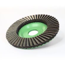电镀百叶轮直径115mm电镀砂轮金刚石百叶片角磨机百页轮陶瓷玻璃
