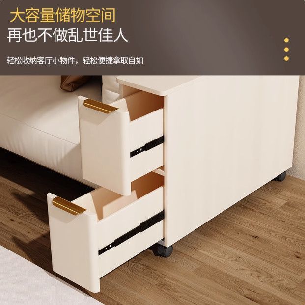 沙发夹缝侧边边柜轻奢收纳简约现代超窄边柜移动储物柜窄缝柜|undefined