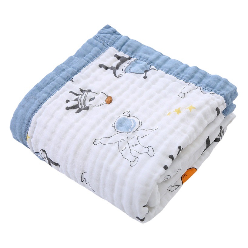 Fábrica al por mayor de los niños edredón recién nacido Bolsa De gasa edredón primavera y otoño verano gasa algodón manta de bebé Toalla de baño hoja