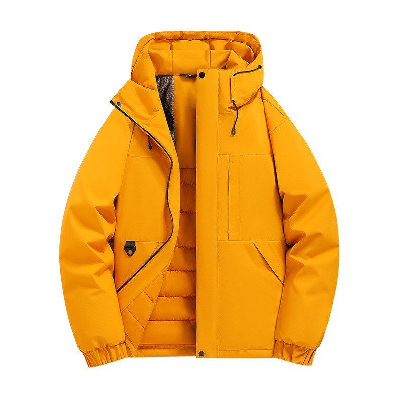 Graphene-coated thickened warm cotton-padded jacket for men, new autumn and winter style, outdoor windproof jacket, mountaineering suit, men's outerwear