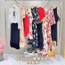 拉夏品牌贝尔旗下糖果女孩品牌系列货24夏装实体直播热卖走份尾货