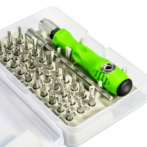 32-in-1 Multi-Home Use Clock & Phone Disassembly & Repair Hardware Tools 7389 Combination Screwdriver Bit Set