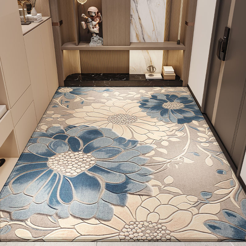 轻奢入户门地垫门垫别墅进门玄关地毯大门口高级感家用高端脚垫子