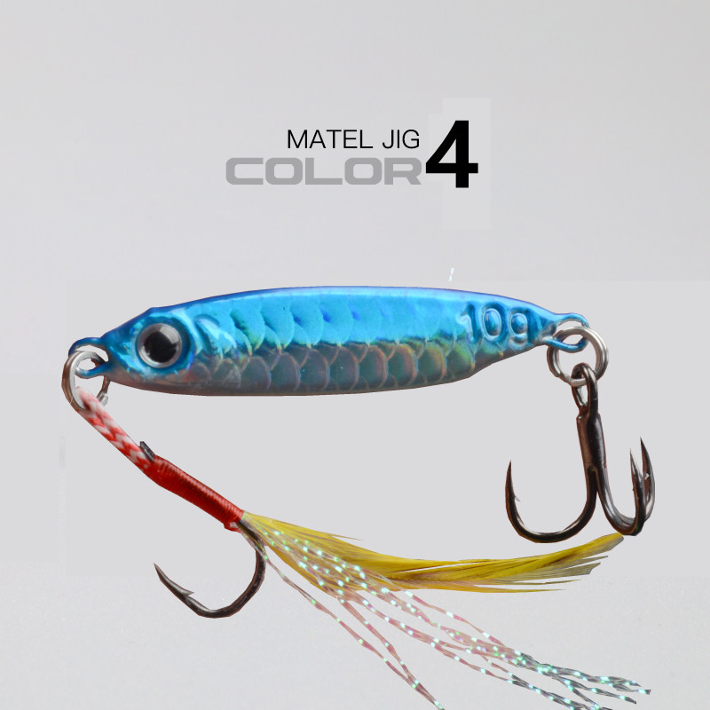 Cuchillo azul tiro largo capa de agua completa 7G-25G tiro largo Placa de hierro Luya cebo simulación Escala de pescado trucha bajo mandarín Luya