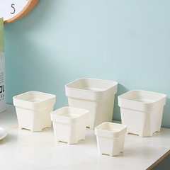 多肉小花盆批發花盆加厚塑料大號圓角磨砂小黑葉插肉肉植物盆栽方