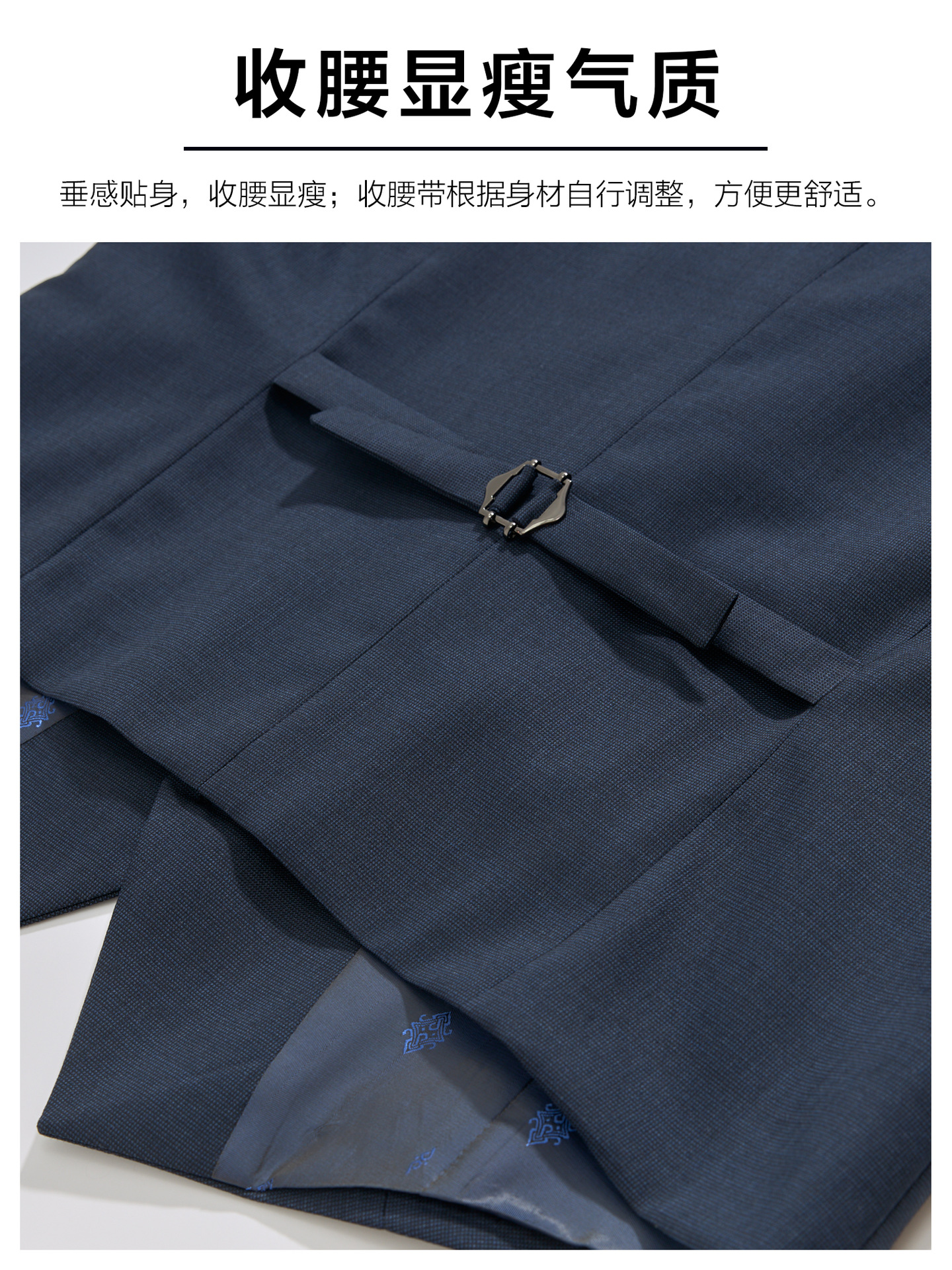 Trajes de lana de seda chaleco de hombre chaleco de hombre chaleco de banca chaleco de trabajo azul tibetano personalizado