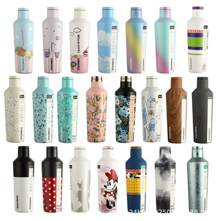 高颜值corkcicle不锈钢保温运动水壶户外登山手提多巴胺保冷水杯