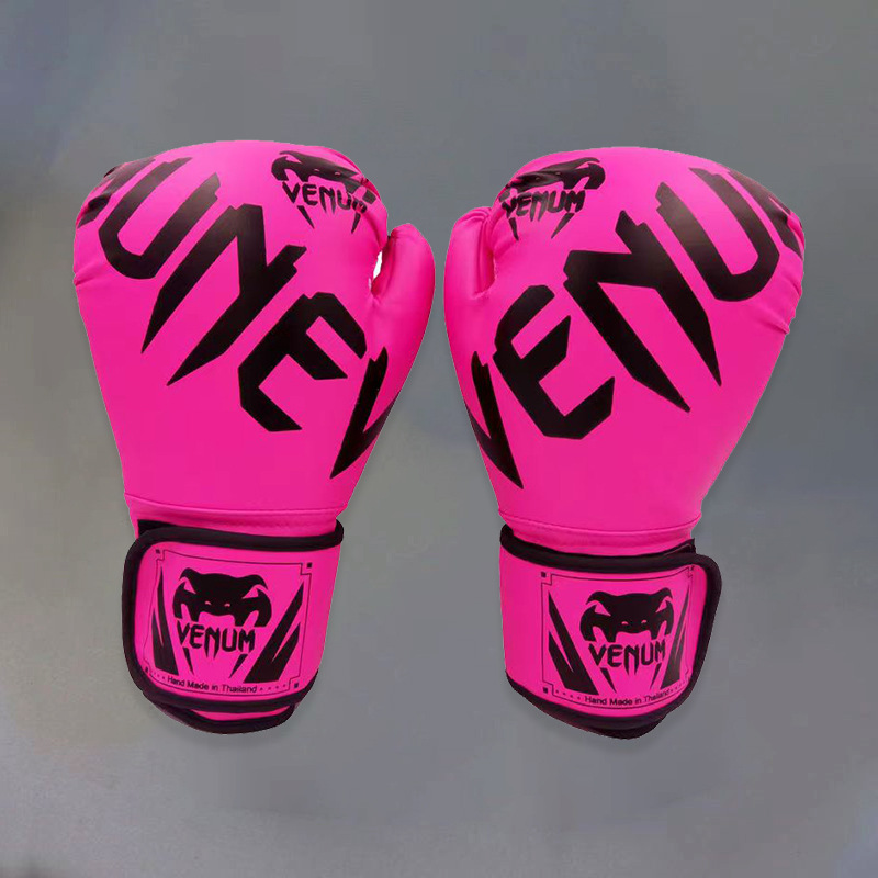 Pu guantes de boxeo conjunto completo niños adultos Sanda lucha boxeo equipo protector taekwondo suministros guantes de boxeo al por mayor