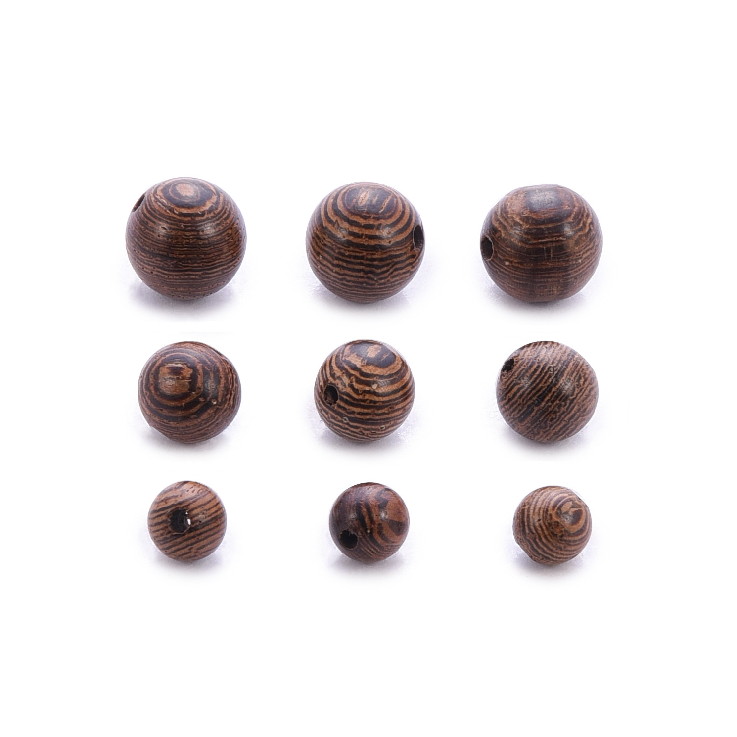 Rosary, Jewelry Accessories Classification Door frame Material Texture Pattern DIY Ornament Accessories Natural Door Frame Round Beads Perforated Scattered Beads Wooden Perforated Beads Bracelet String Beads Materials