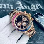 全功能计时彩虹 迪 商务 通拿 豪华全自动机械商务手表速卖通爆款