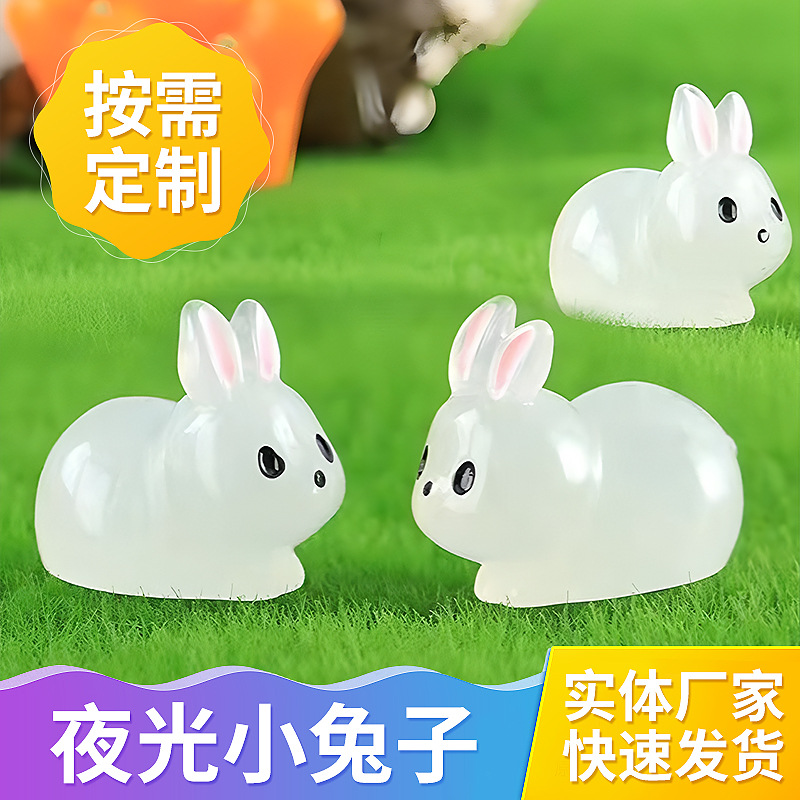 Creative small cartoon table rabbit