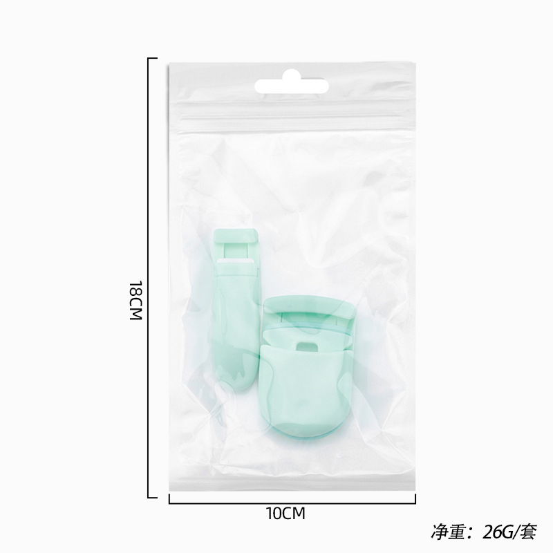 Mini Rizapestañas Portátil de Plástico, Sin Pellizcar, Clip de Pestañas de Gran Ángulo