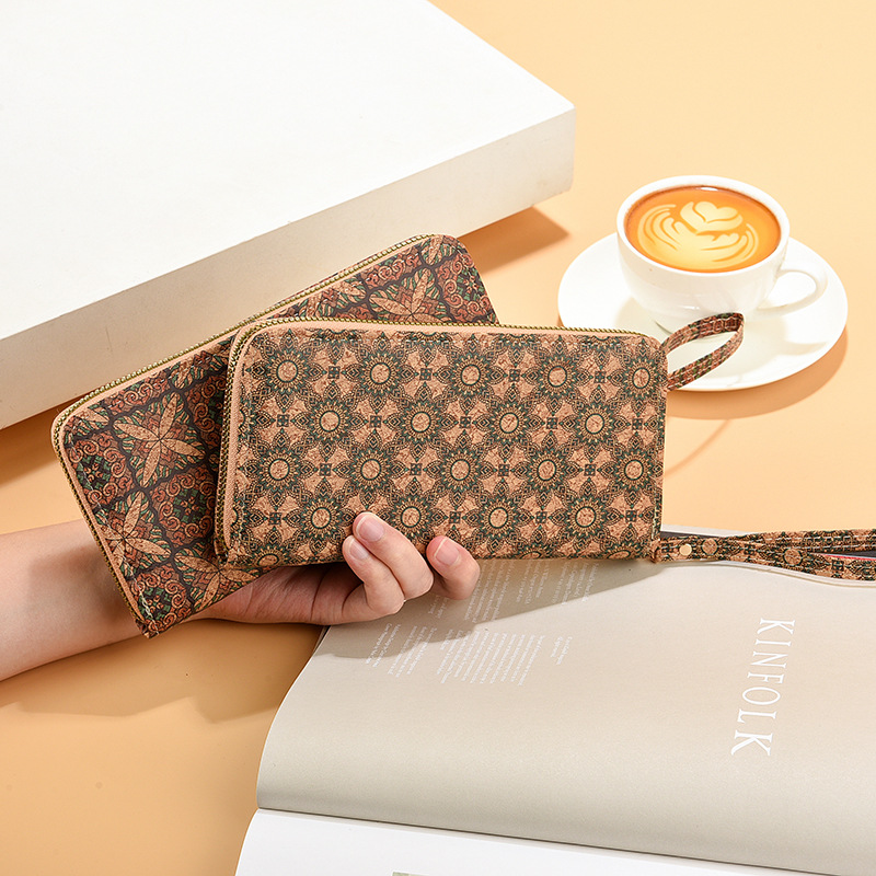 Portafoglio da donna alla moda 2024 con paillettes alla moda e portamonete in pelle PU, manico con cerniera medio-lungo_voghion.com