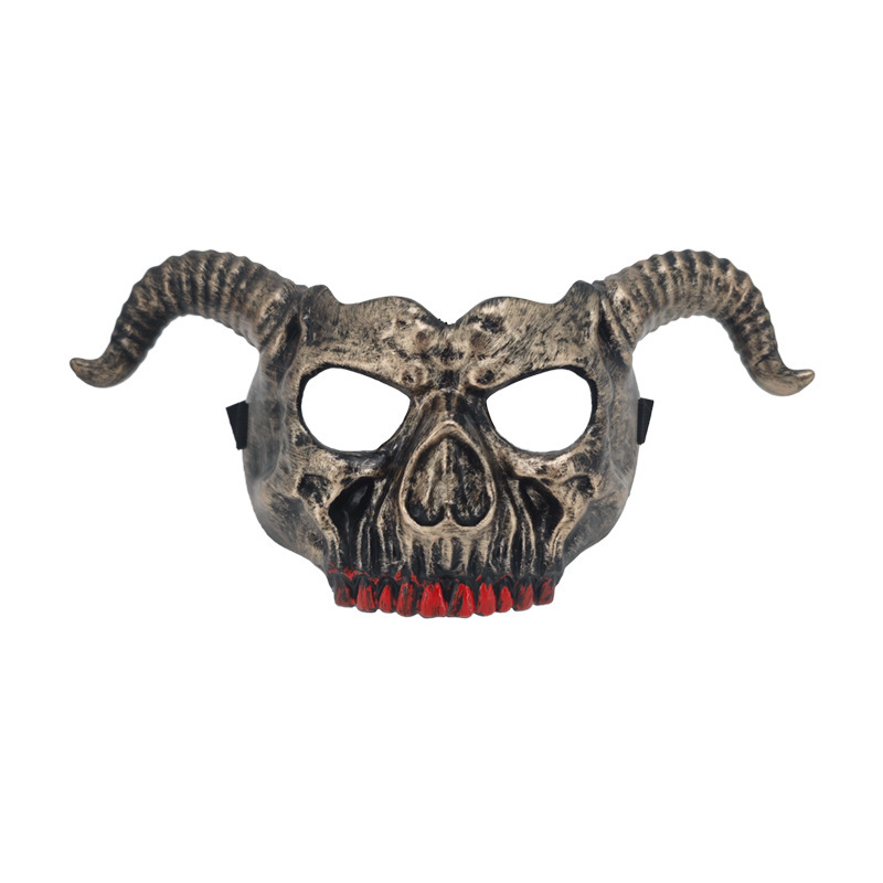 TK Amazon retro estilo vikingo máscara hecha a mano props de cine y televisión detalles realistas hechos a mano viejos