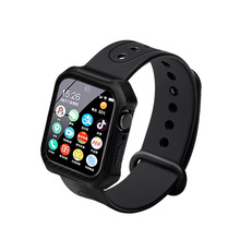 适用apple iwatch保护套苹果智能手表带一体通用TPU软壳手表配件