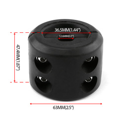 Cross-border modified car modification accessories winch hook stopper cable protector rubber line plug off-road vehicle modification