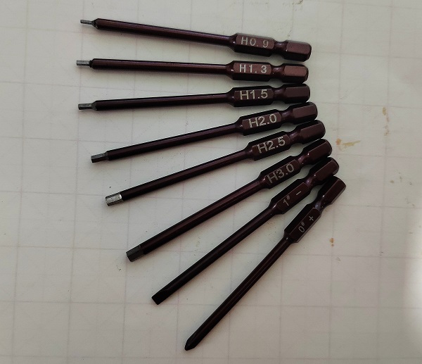 Herramienta de modelo aéreo destornillador hexagonal hembra hexagonal cabeza de corte de lote de 2 / 2.5 / 3mm llave para máquina de protección de plantas de UAV