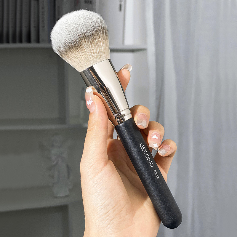 GECOMO cepillo suelto cepillo de miel 3 segundos maquillaje rápido super suave cepillo de maquillaje para el cabello herramientas de belleza para principiantes