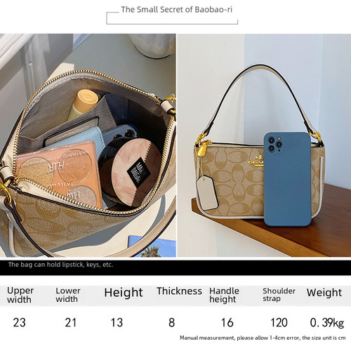  New Arrival Women's Handbags Fashionable Cross-border Best-Selling Underarm Crossbody Bags Printed Small Square Bags Versatile Shoulder Bags