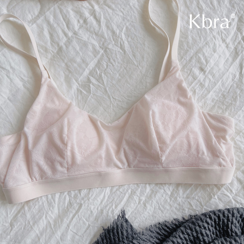 French Thin Triangular Cup Small Breast Girl Intimates Feminine Deep V2025 New Anti-Sagging No Wire Bra