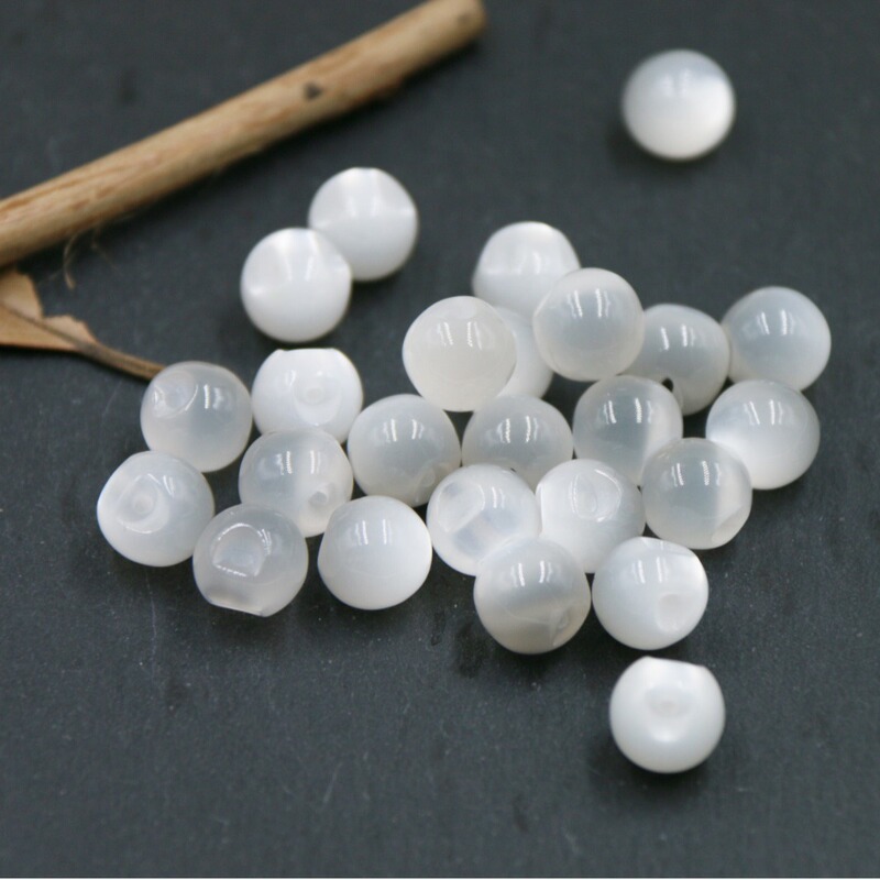 in stock Round Bead Button Cheongsam Tang Suit Hanfu Resin Pearlescent Imitation Jade Pearl Shirt Knitwear Button in stock Round Bead Button Cheongsam Tang Suit Hanfu Resin Pearlescent Imitation Jade Pearl Shirt Knitwear Button