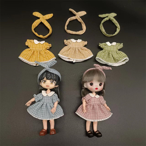 ob11 baby doll skirt ymy dress gsc summer skirt 12 points bjd fashion suit skirt bow