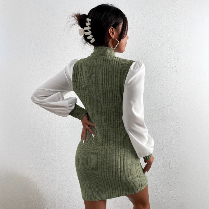 2025 ヨーロッパとアメリカの春と秋の新しい女性のファッション服レトロドレス|undefined