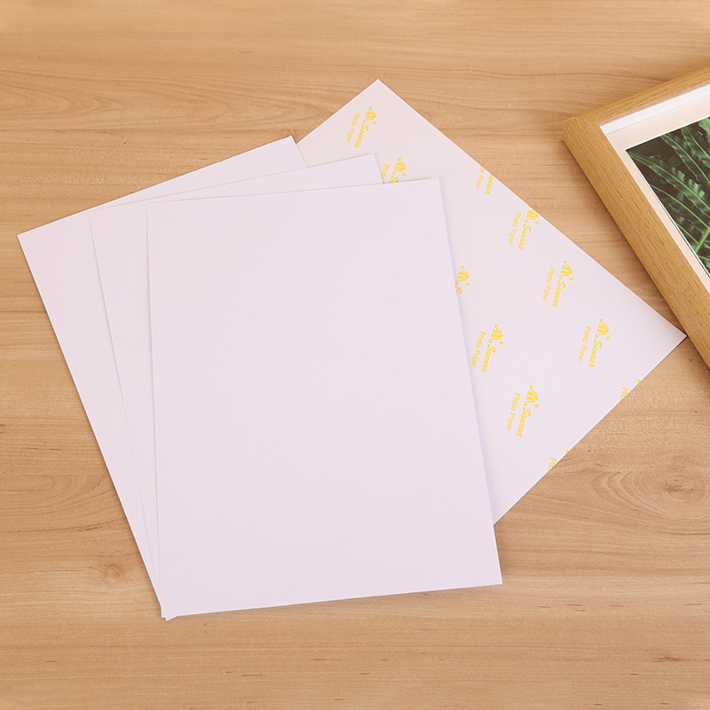 Huaxin A4 resaltar papel fotográfico 200g papel fotográfico al por mayor 240g papel fotográfico impermeable impresión de inyección de tinta papel fotográfico