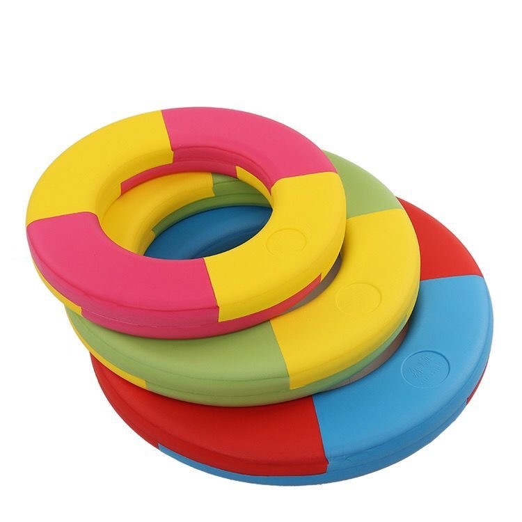 Yiwu source factory wholesale solid swimming ring EVA life buoy inflatable adult children thick and durable