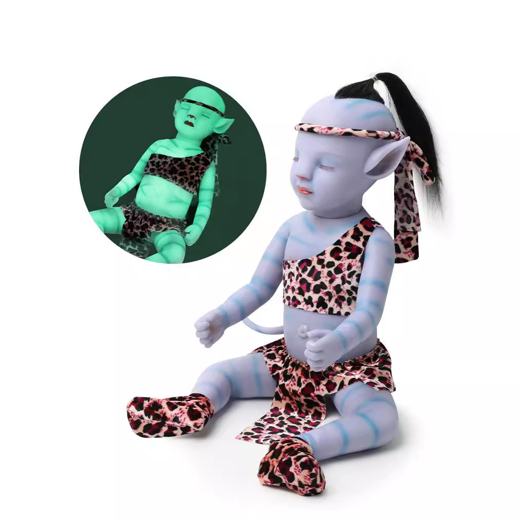Nocturno pesado muñeca Afan suave de 20 pulgadas muñeca original edición de muñeca babybornre baby Henghua