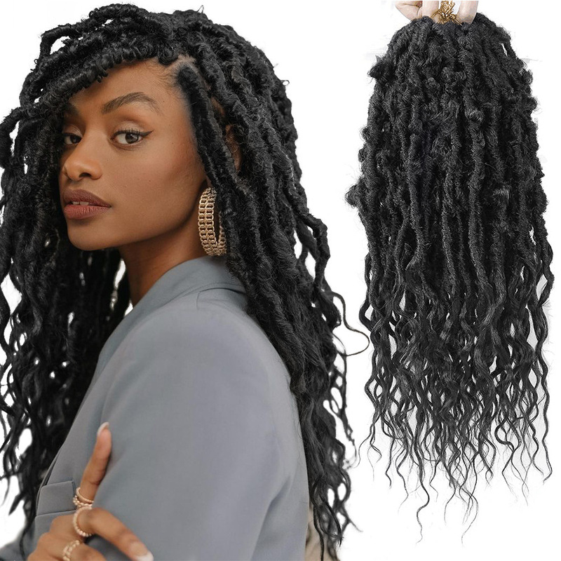 Xuchang Red Show Queen Braid Queen Butterfly Locs Spot New Crochet Hair Factory Direct Supply