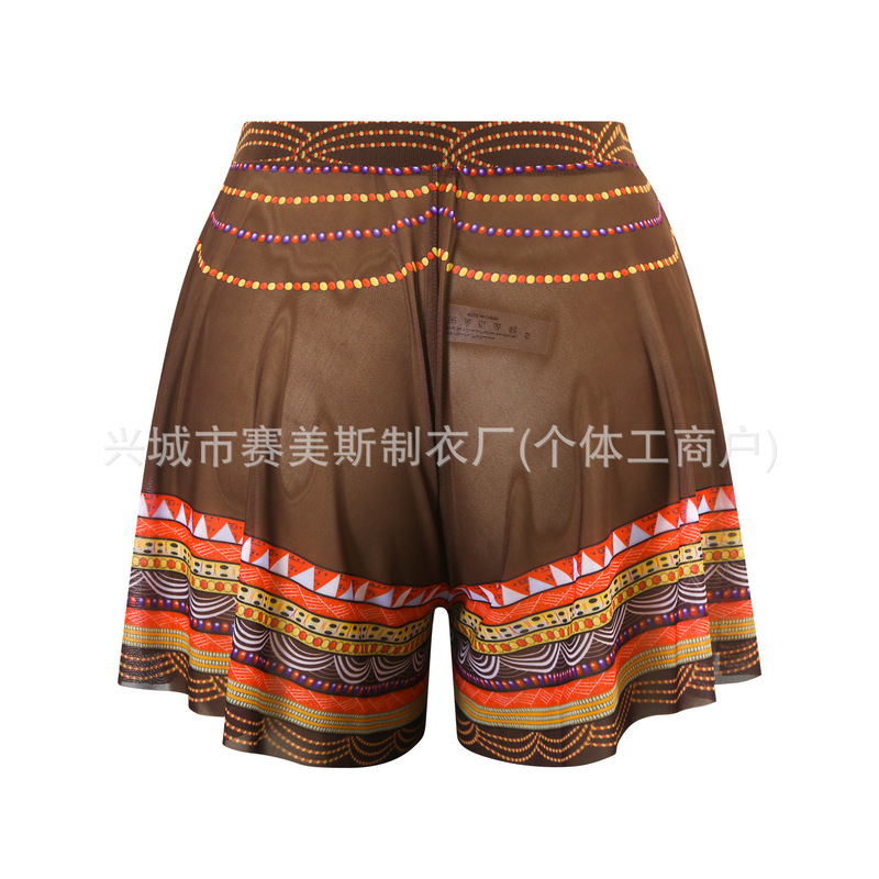 俄罗斯泳衣女Kупальник长袖防晒泳装欧美短裤比基尼套装|undefined