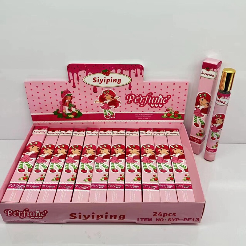 外贸跨境爆款q版男女士香水试管花果香调木质perfumes便携装35ml|undefined