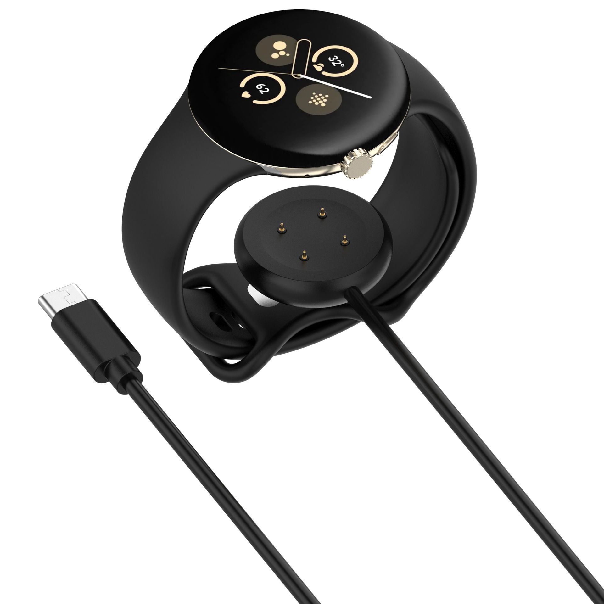 Google Watch charger, Google Pixel Watch2, Watch3 magnetic charging cable undefined