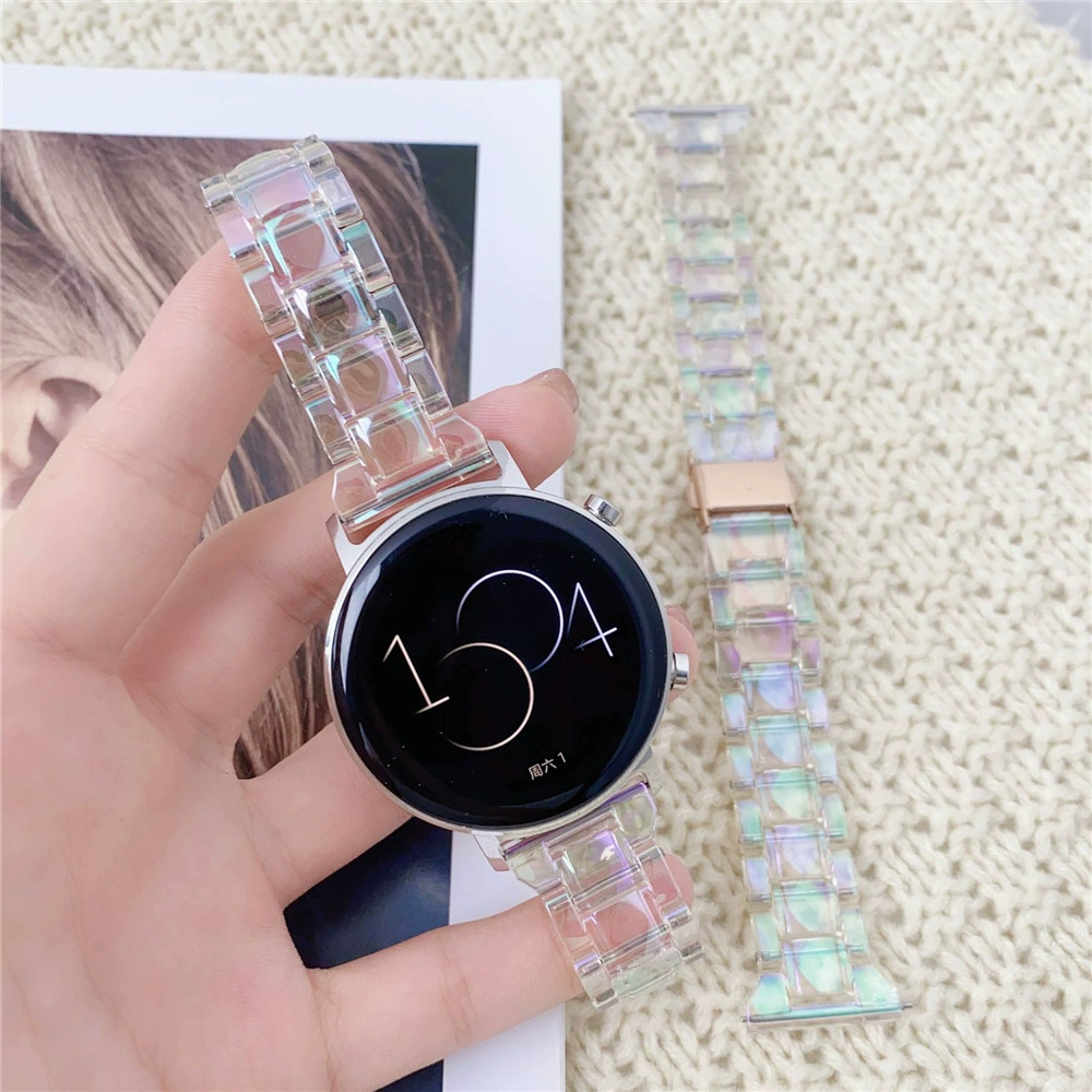 Для Samsung 20/22 мм ремешок для часов Huawei watch3 лазерный ремешок для часов GT Glory Magic Pro прозрачный