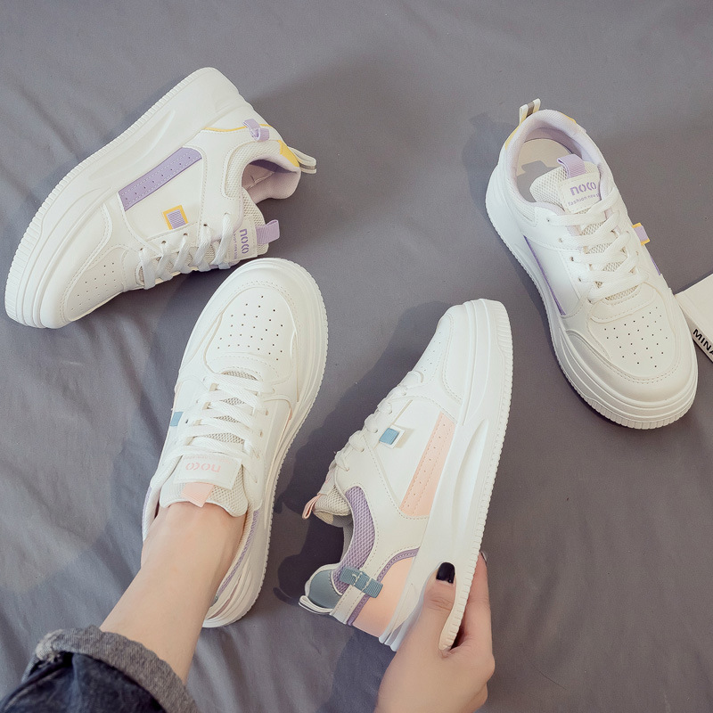 Neue Damen-Sneaker für den Außenhandel, vielseitig, weich und bequem, dicke Sohle, Frühling und Herbst, hochwertige Freizeitschuhe_voghion.com