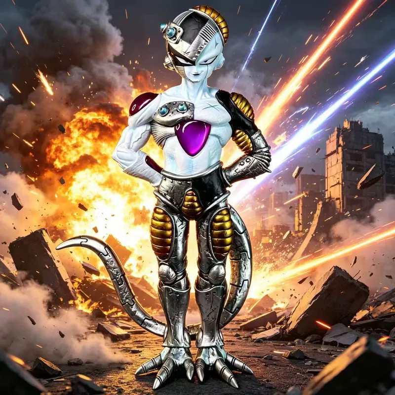 Фигурка Механической Фризы стоя в коробке Dragon Ball