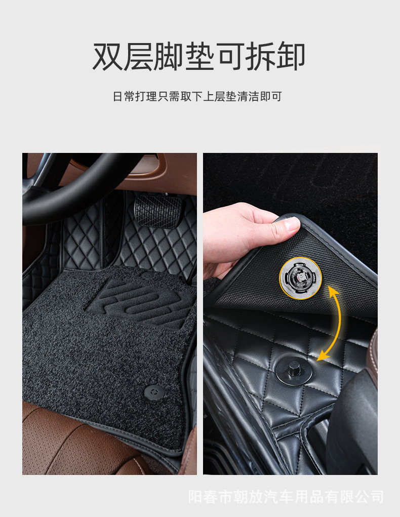 Audi car mat A4L A6L Q5L Q3 Q7 A5 A7 A3 A8L dedicated full surround car pedal