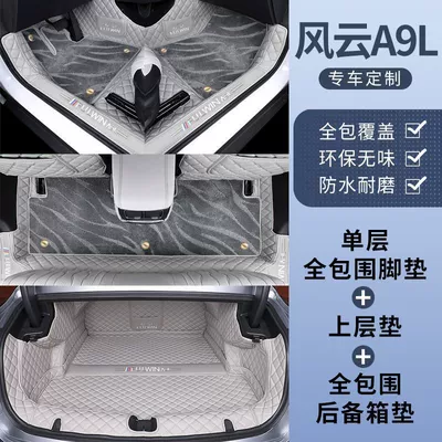 Ayaqaltılar (Kovriklər), Special Foot Mats and Door - fengyun-a9l-free-anti-kick-mat-double-layer-foot-mat-galaxy-blanket-trunk-mat-sky-gray