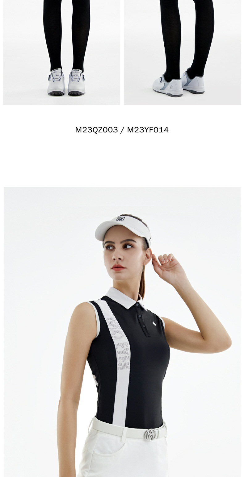 Váy ngắn golf nữ co giãn cao ôm sát dáng mùa hè — M23QZ003-Váy ngắn màu trắng, M23QZ003-Váy ngắn màu đen chi tiết 7