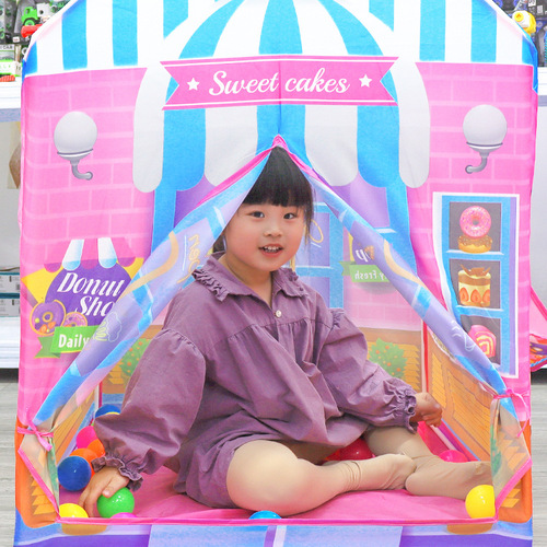Wholesale cross-border children's tent candy fire police game house house baby crawling play house indoor toys