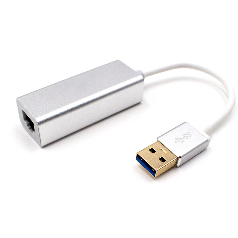 USB Network Card Gigabit Driver-free with Cable Plug and Play USB to RJ45 Network Cable Interface Converter Adapter 1000