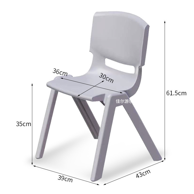 silla de respaldo de jardín de infantes silla para niños taburetes gruesos silla de comedor de plástico pequeño taburete doméstico pequeño image 40
