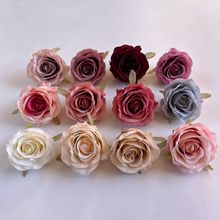 潘布皇后玫仿真玫瑰花头假花婚礼节酒店装饰用品ins拍照道具