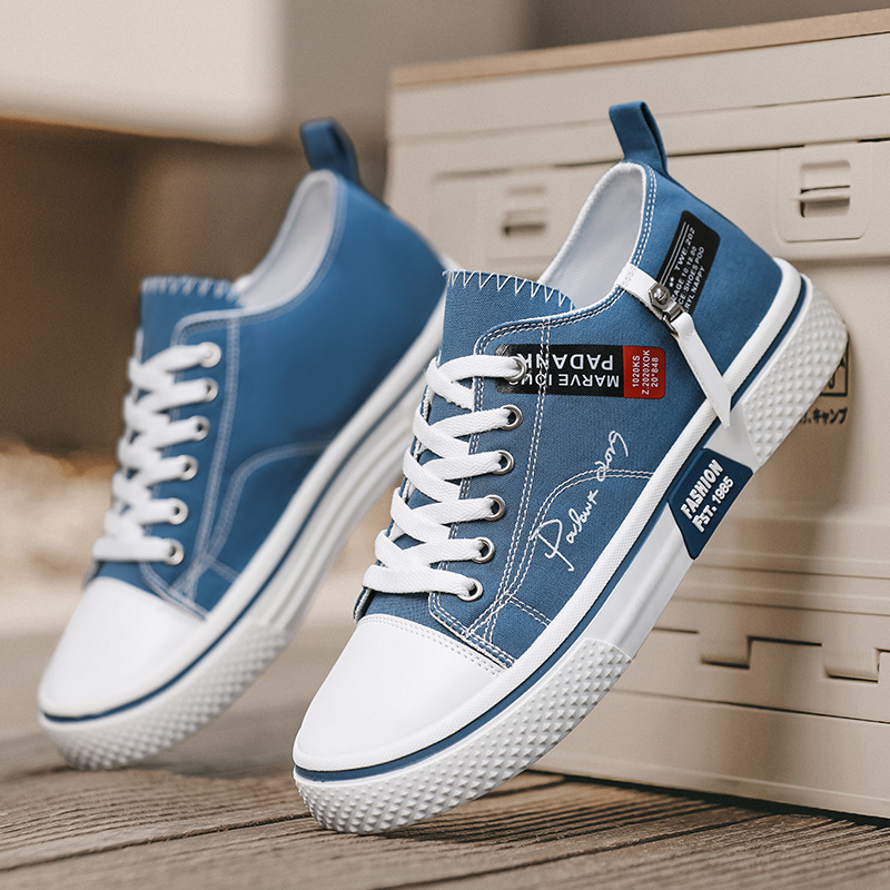 En nombre de los zapatos para estudiantes de verano nuevo estilo cómodo, transpirable, tacón plano, boca baja, color a juego, casual, estilo coreano, zapatos perezosos con cordones de todo fósforo