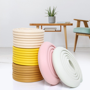 Paste-free Anti-collision Strip Stair Foot Pad Table Side Wall Border Anti-collision Cushioning Protection Side Glass Wrapping Edge Foaming Strip